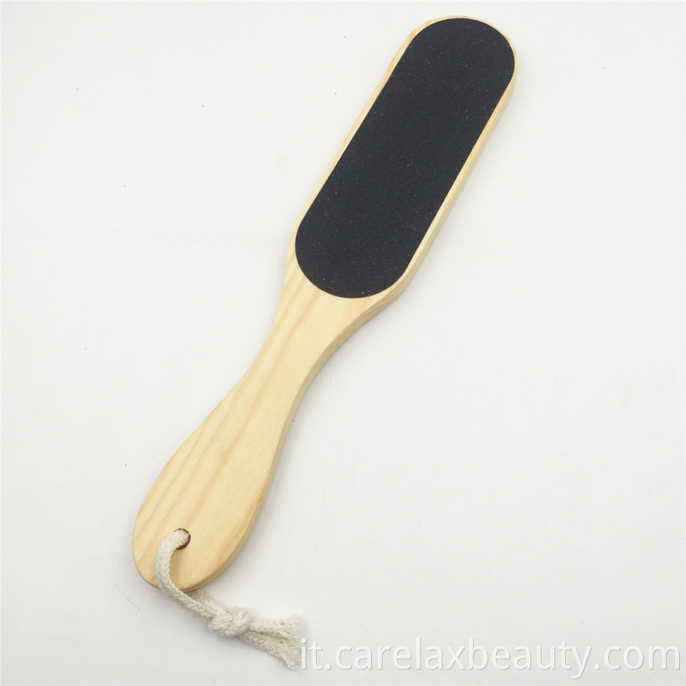 Pedicure Wooden Foot File Callus Remover1